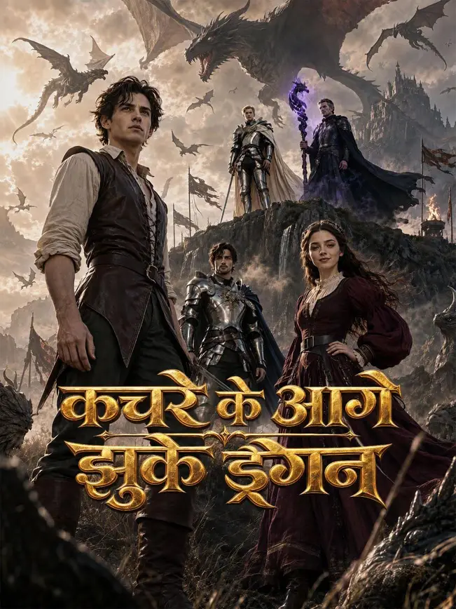(डबिंग) कचरे के आगे झुके ड्रैगन